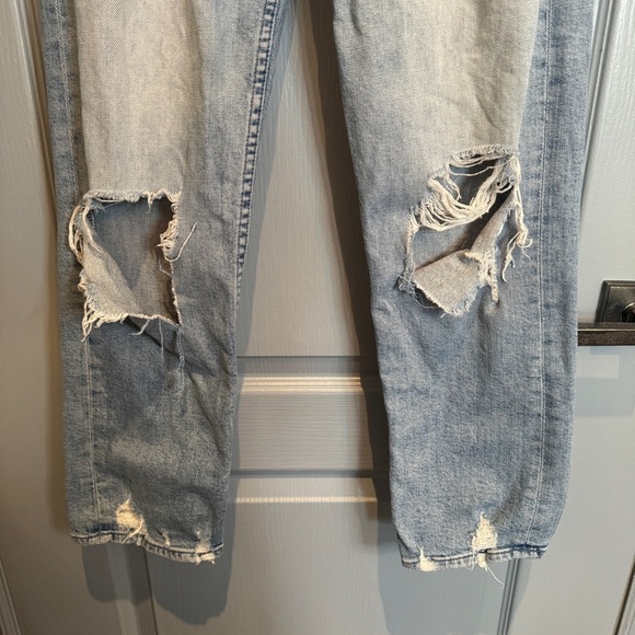 MOTHER Superior The Tomcat Jeans The  Confession Size 25 Light Wash High Rise - Picture 4 of 16